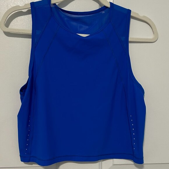 Sculpt Crop Tank Top Blazer Blue Tone (First Release) - Picture 4 of 6